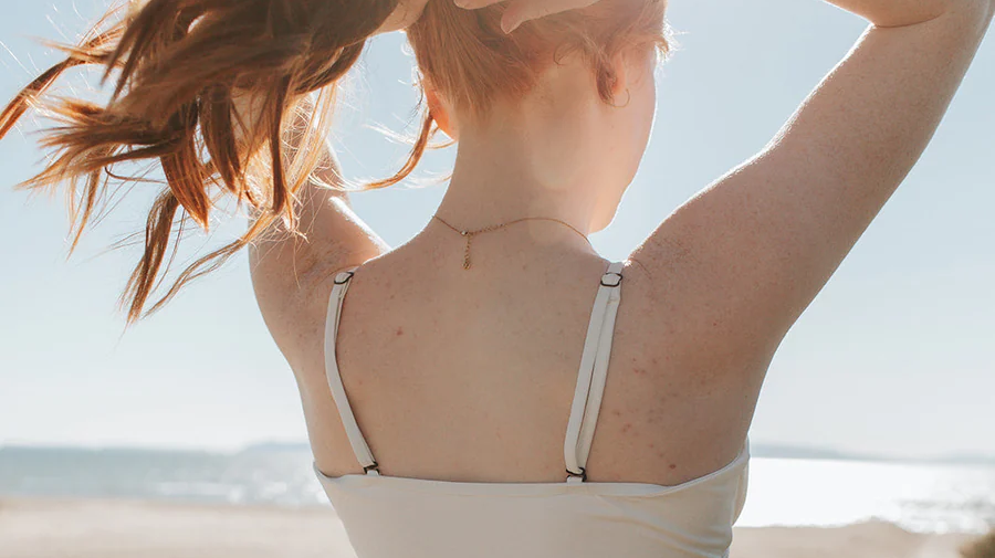 Bella -Cream Swimsuit for Blondes