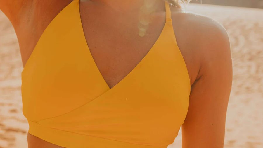 Riley Top -Yellow Swimwear