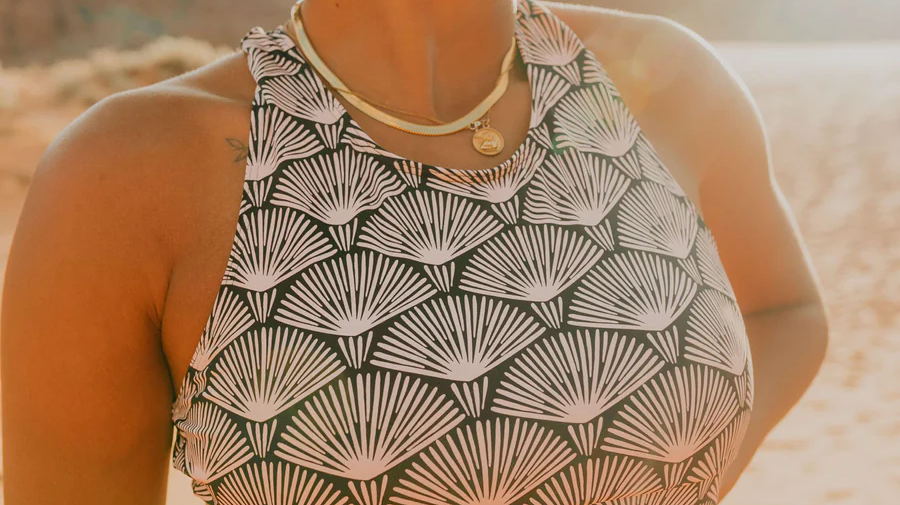 Sadie Open-Back Top Swimwear