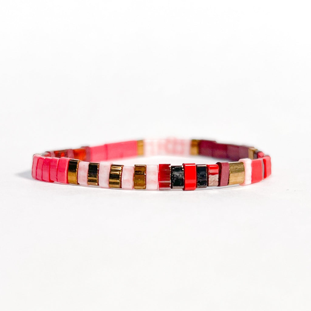 TILA BEAD BRACELETS – PINK COVE